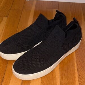 Steve Madden Black Knit Slip-On Sneakers